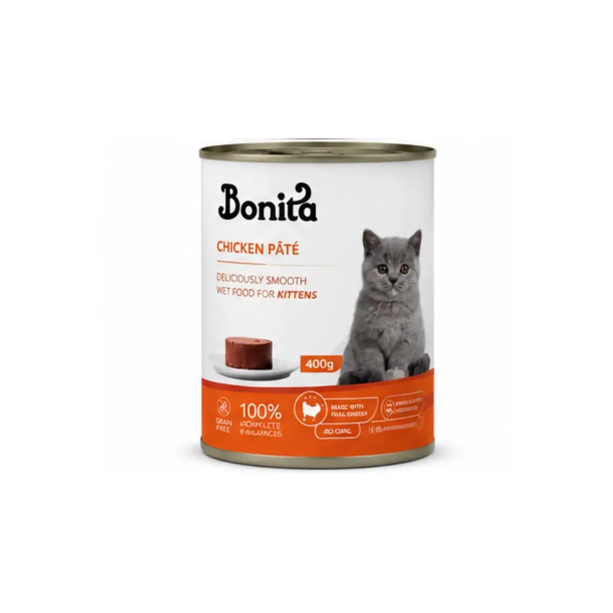 Bonita CHICKEN Chunks in Gravy for Adult Cats - 400gm