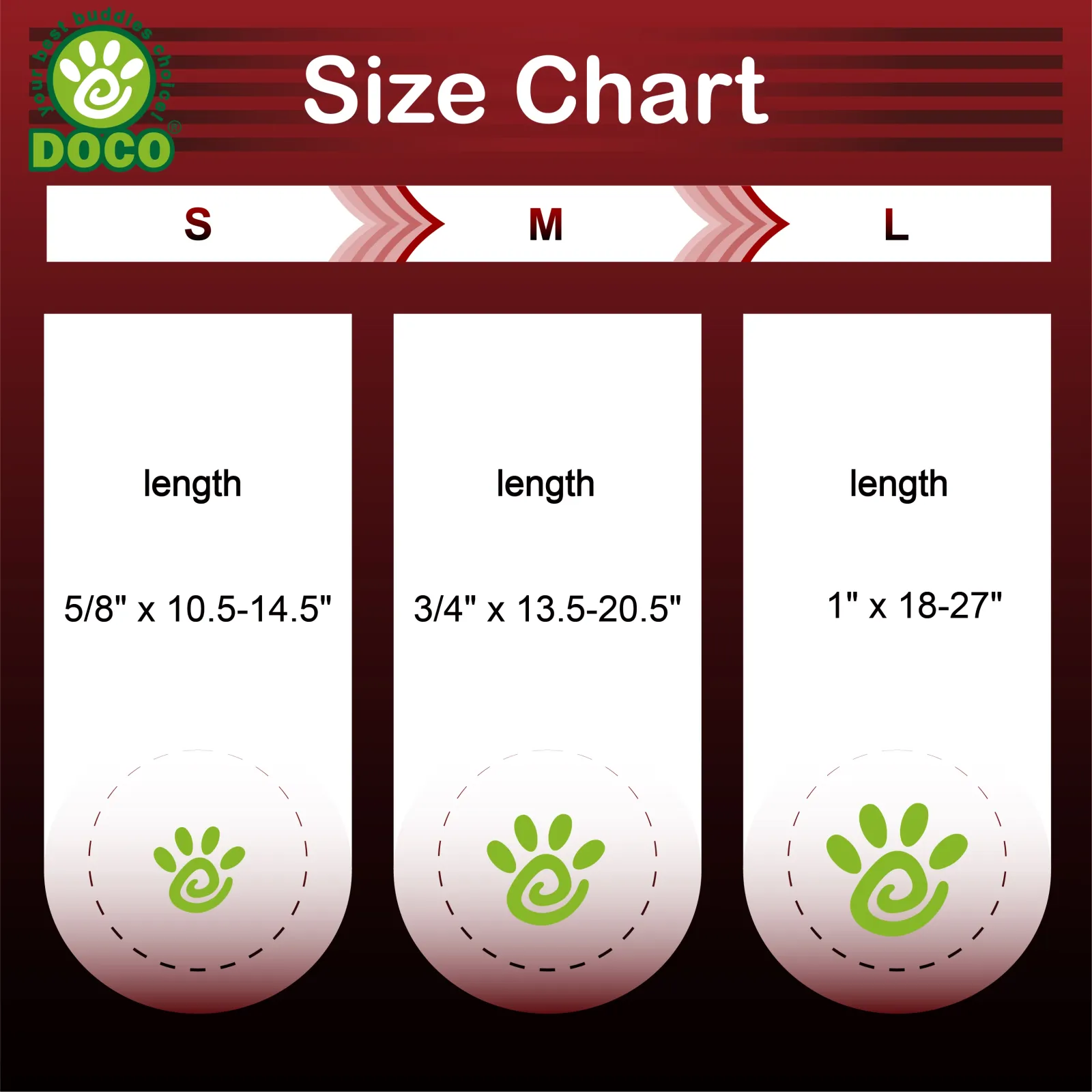 DOCO Jelly Bean Collar - DWW002