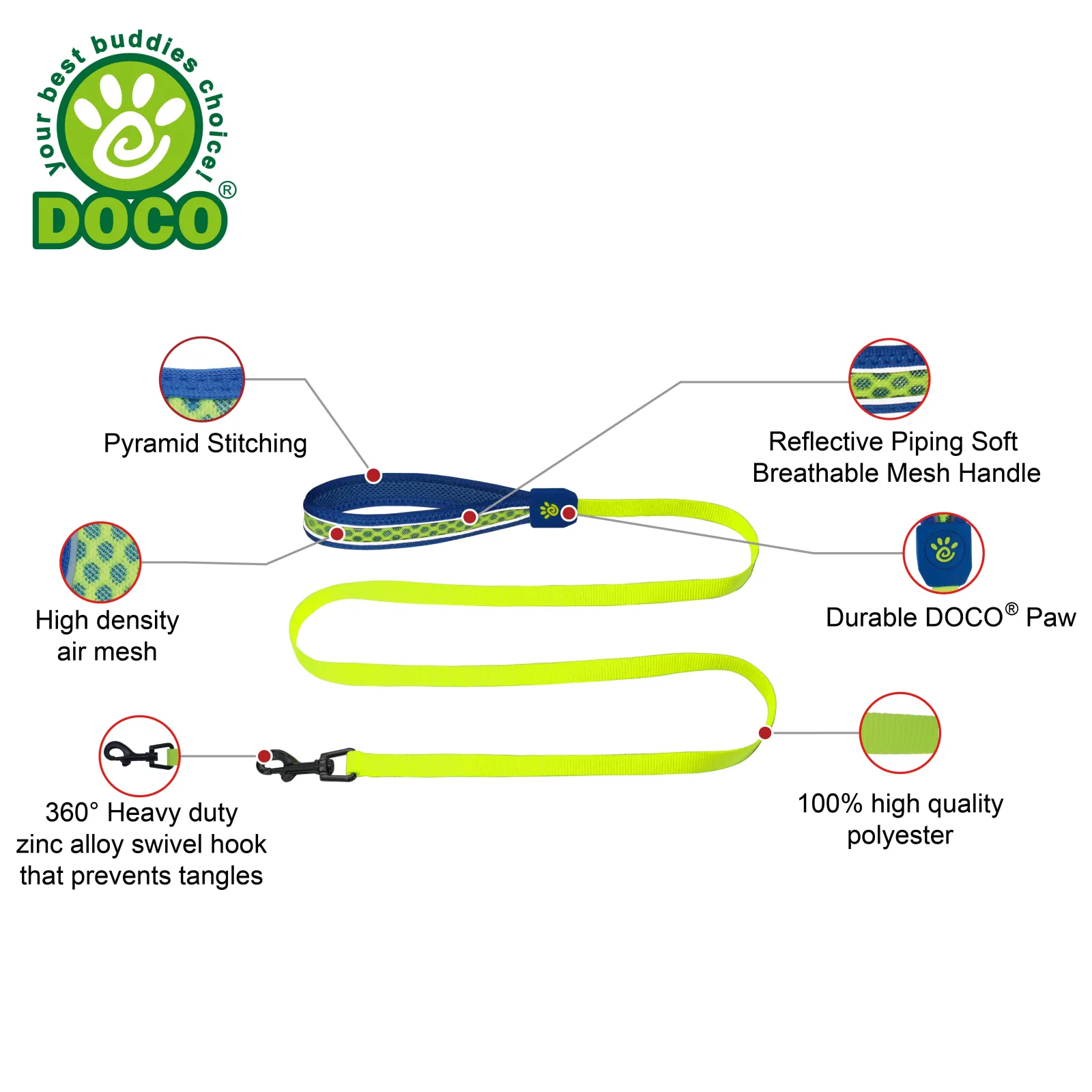 DOCO Net Mesh Leash - Small - DCA3260