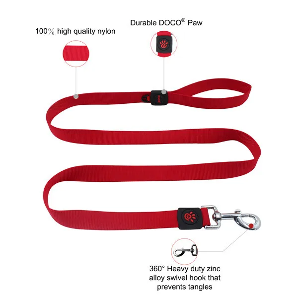 DOCO SIGNATURE NYLON LEASH - DCSN1048
