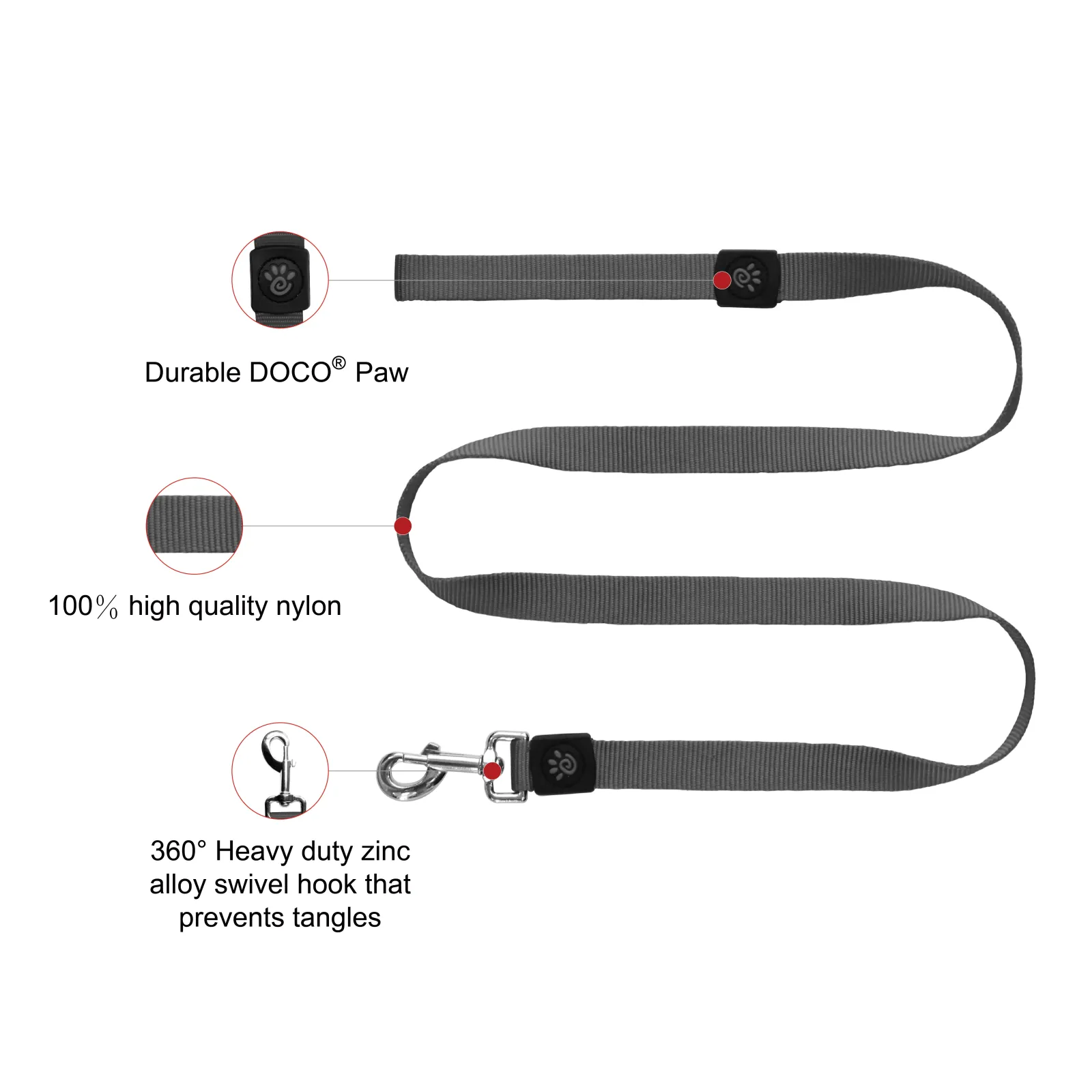 DOCO Nylon Leash - DCSN1072