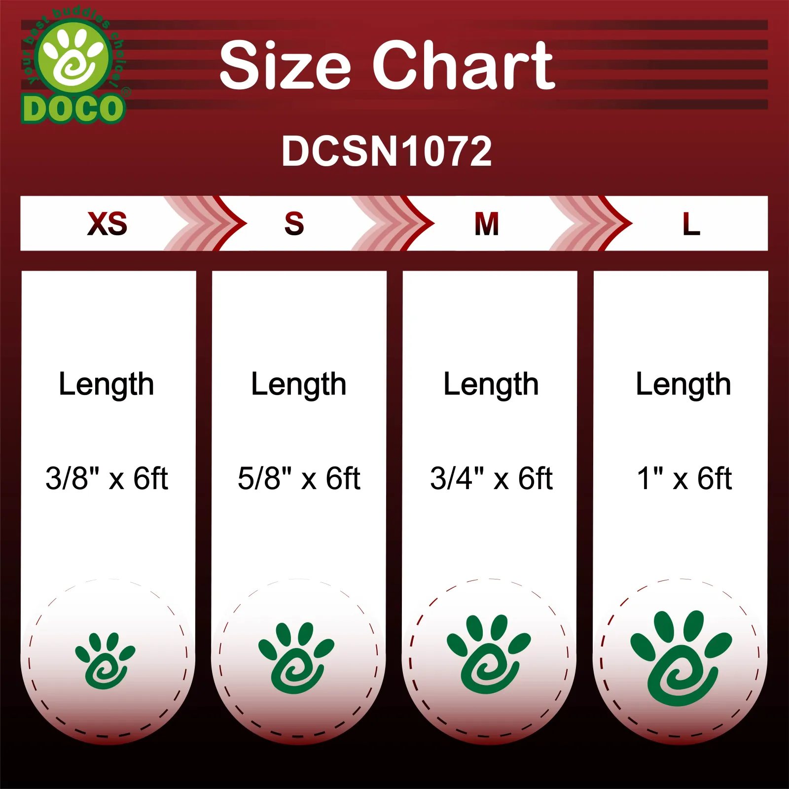 DOCO Nylon Leash - DCSN1072