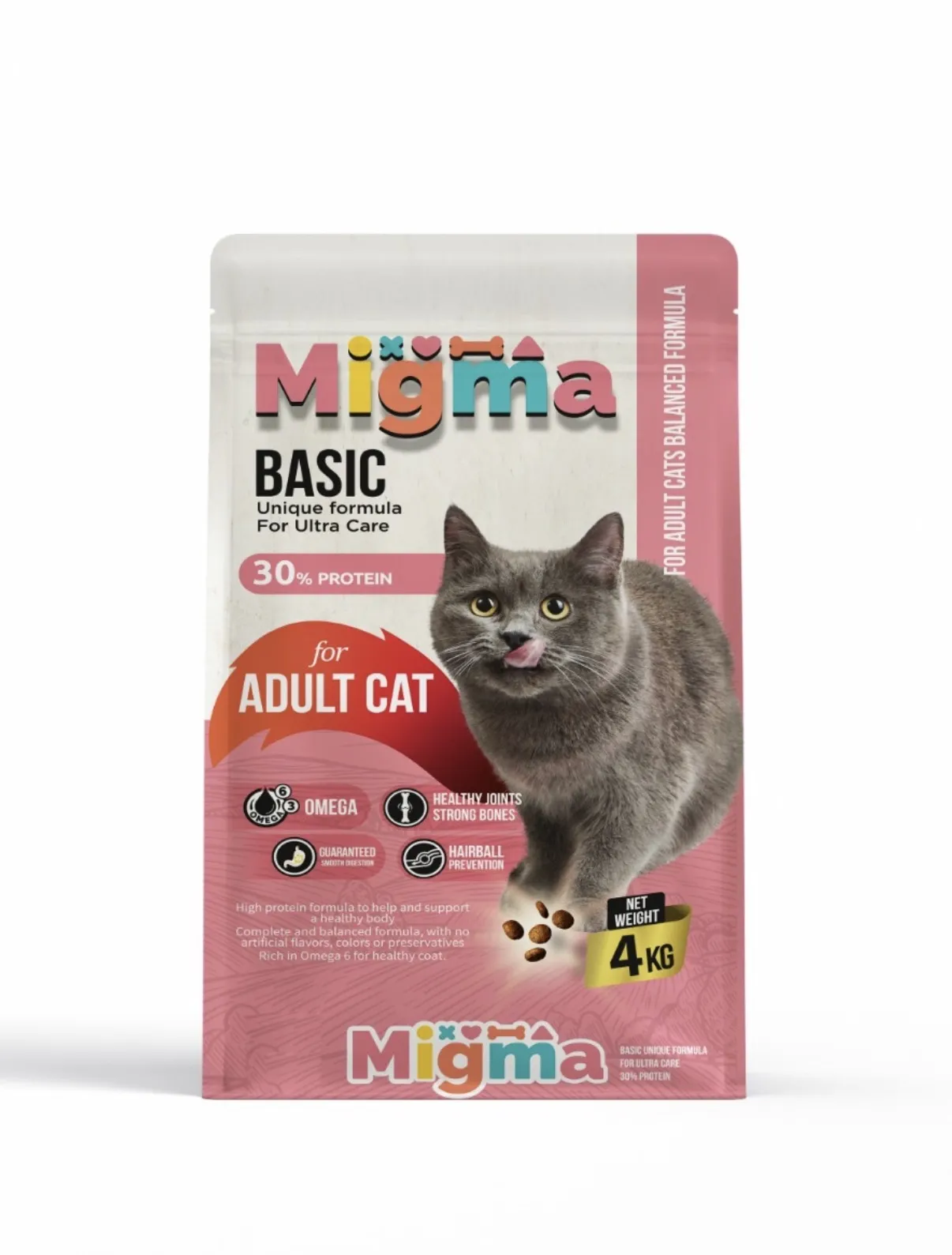 Migma Basic Adult Cat Dry Food - 4KG