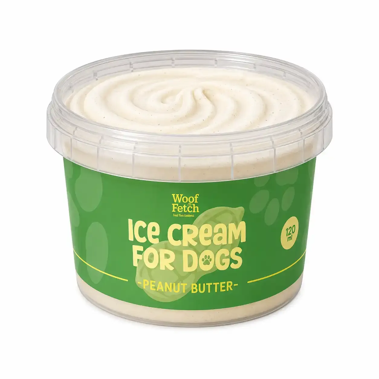 Woof&Fetch Ice Cream for Dogs Peanut Butter - 120gm