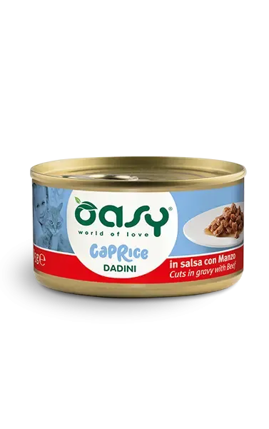 Oasy CAPRICE  Cuts in Gravy with Beef - 85gm