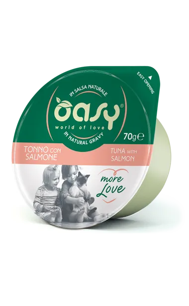 Oasy MORE LOVE CUP Tuna with Salmon - 70gm