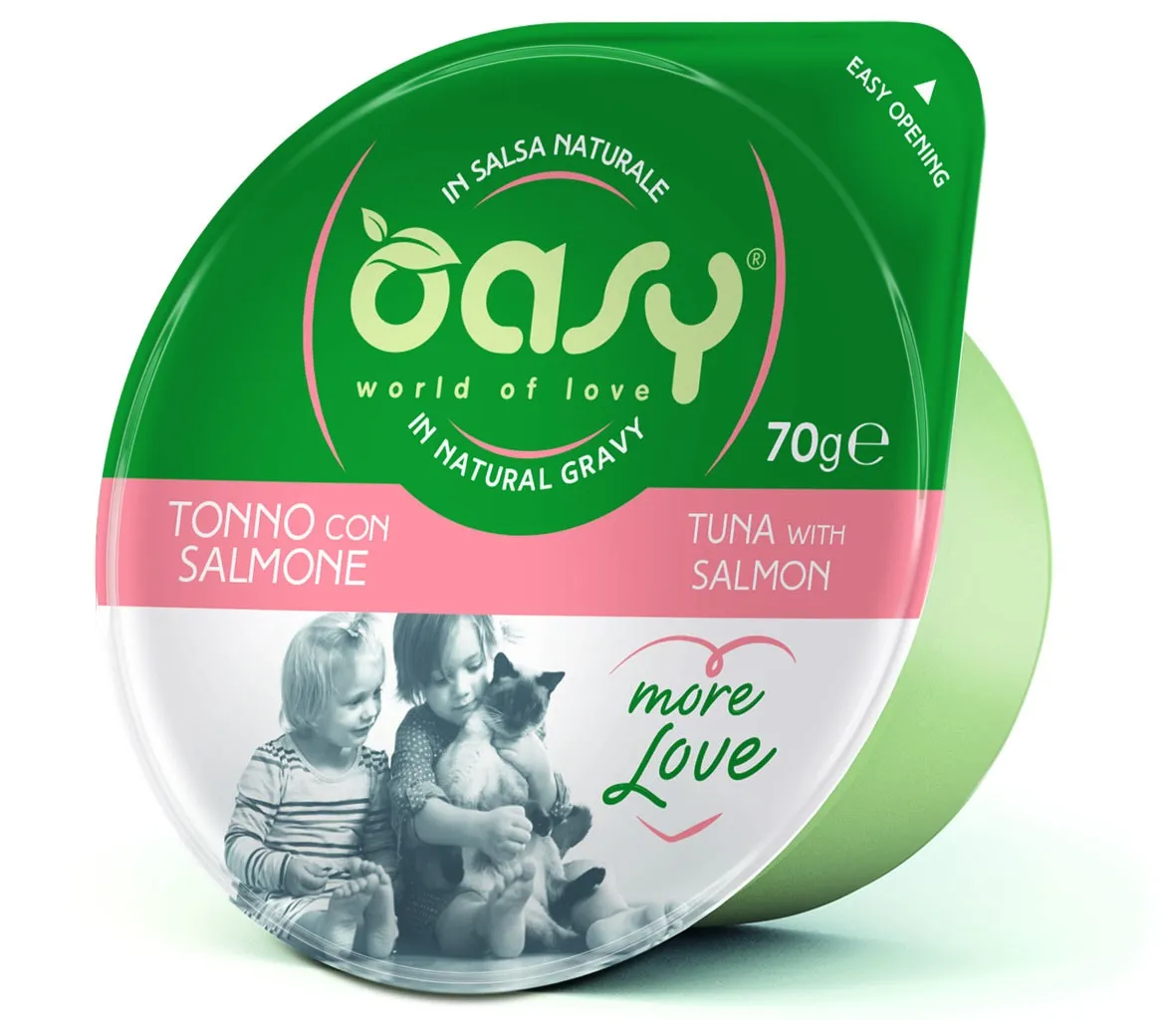 Oasy MORE LOVE CUP Tuna with Salmon - 70gm
