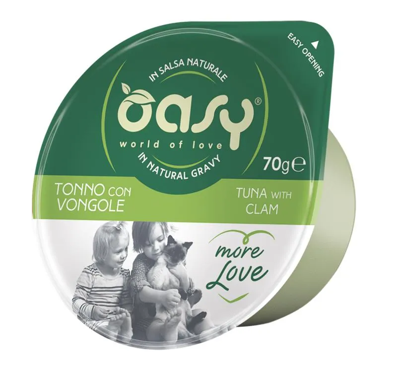 Oasy MORE LOVE CUP Tuna with Clam - 70gm