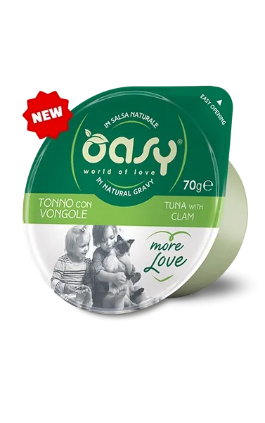 Oasy MORE LOVE CUP Tuna with Clam - 70gm