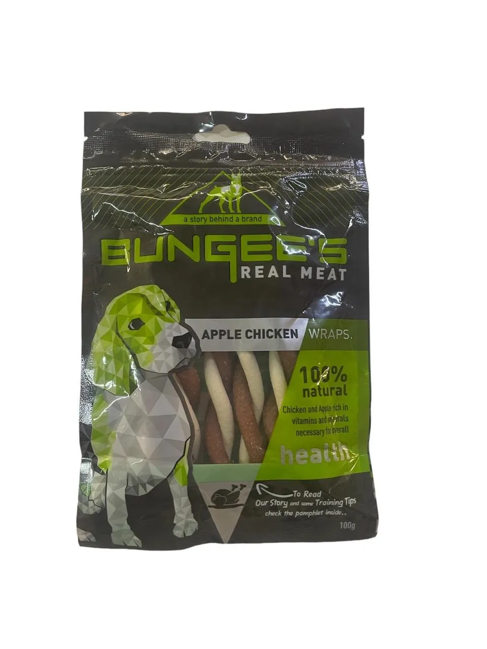 Bungee`s Apple Chicken Wraps 100gm
