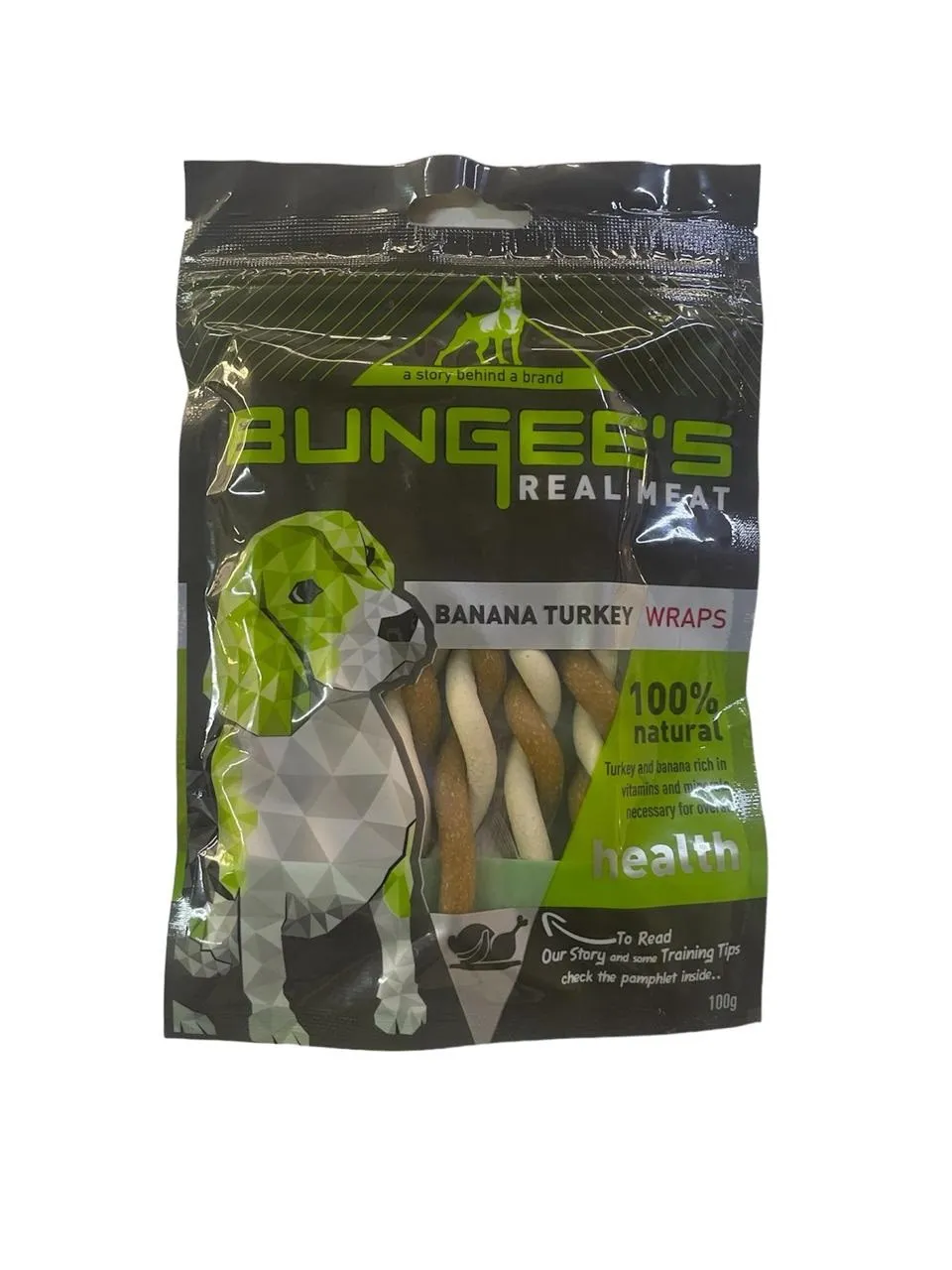 Bungee`s Banana Turkey Strips 100gm