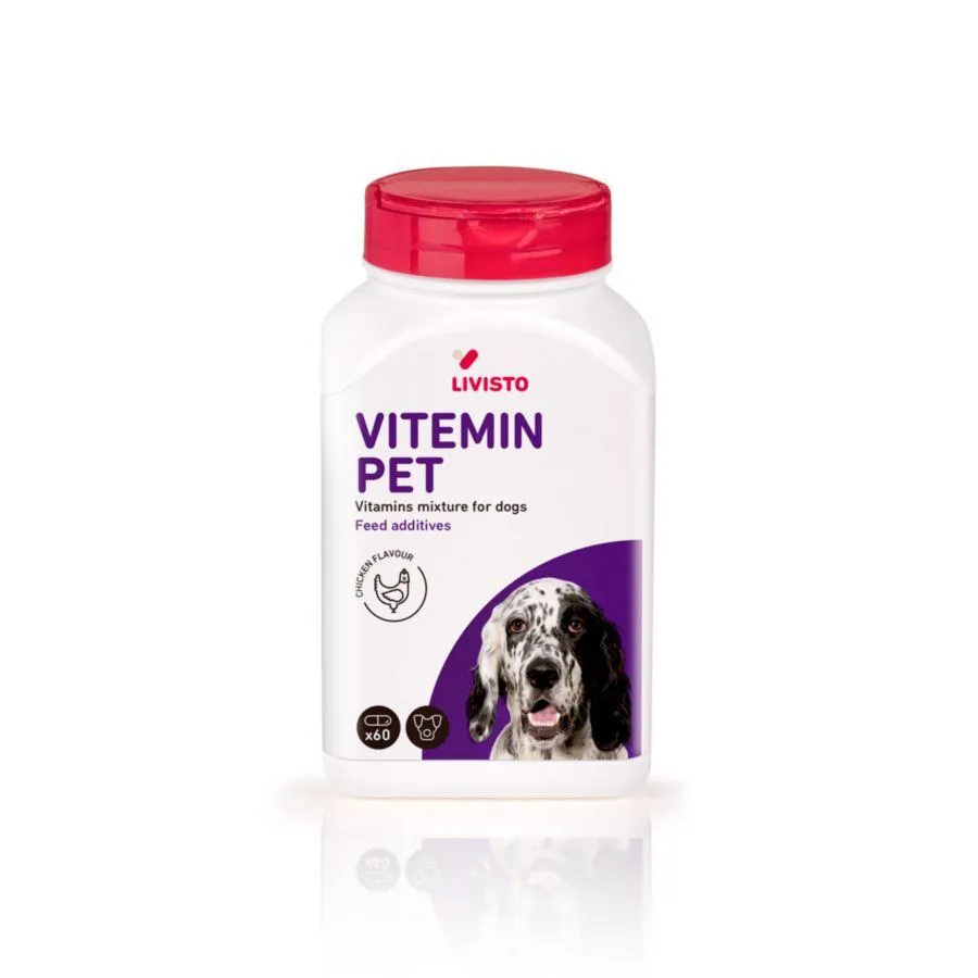 VITEMEN PET - 60 Chewable Tablets - Chicken Flavor.