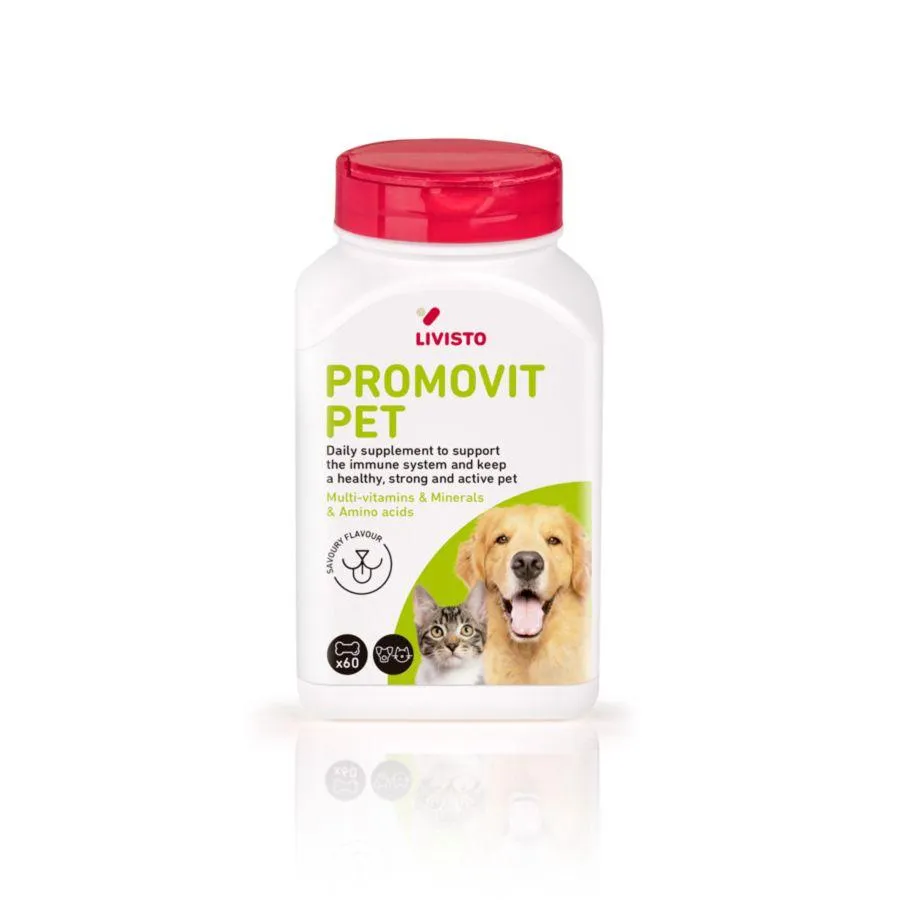 PROMOVIT PET - 60 Chewable Tablets - Savoury Flavor