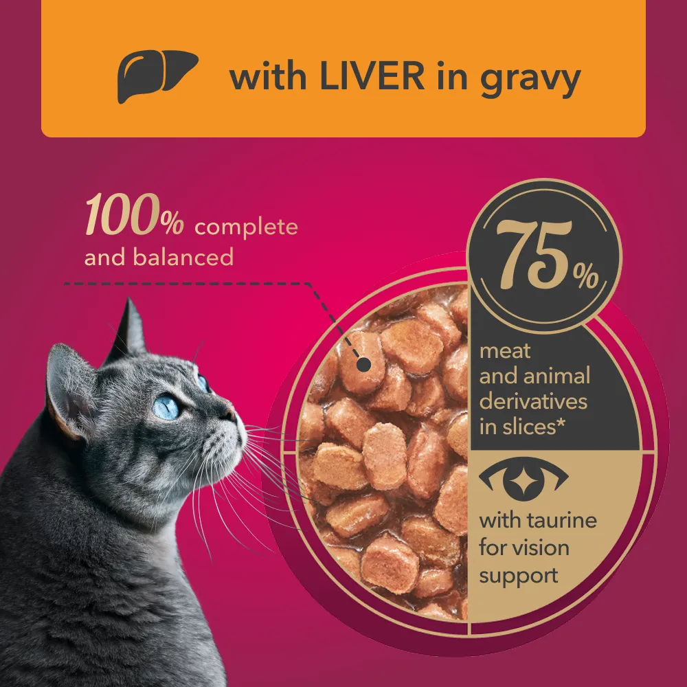 My Love  Adult Cat Wet Food With Liver in Gravy -  85 gm
