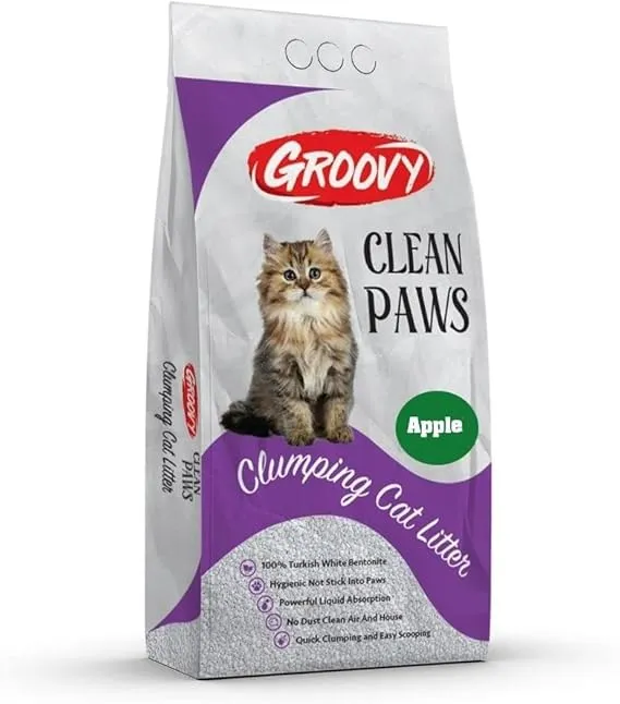Groovy Clumping Cat Litter - Apple - 10L