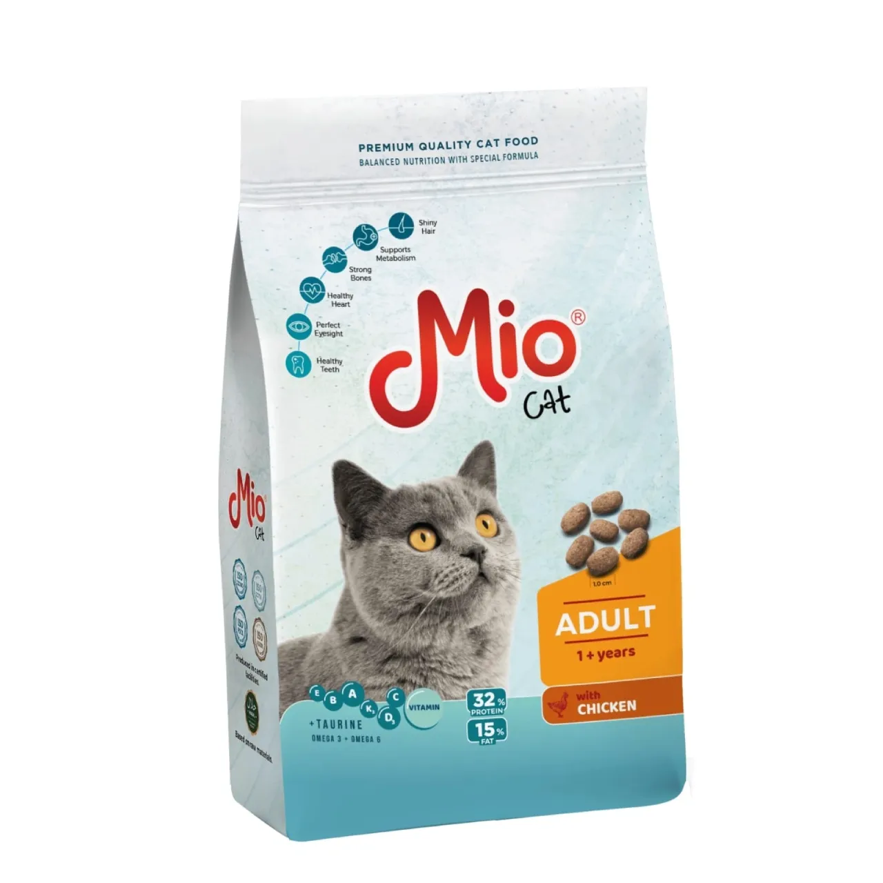 Mio Cat Adult Dry Food with Chicken - 1kg