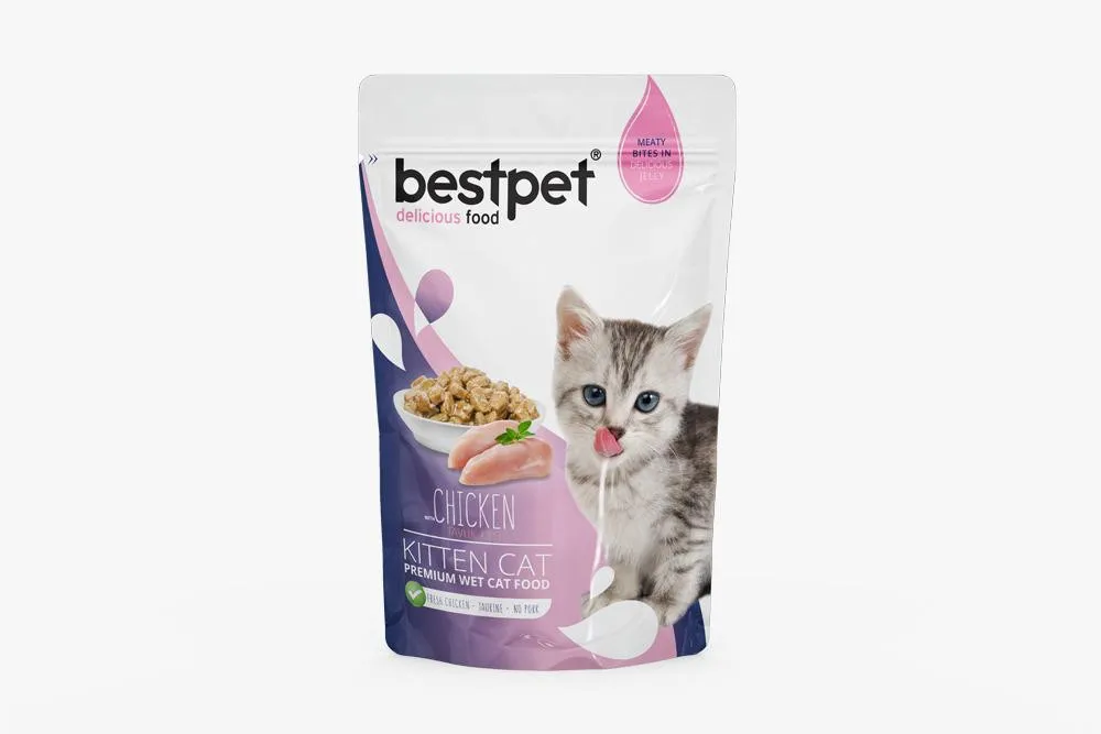 bestpet Chicken in Jelly Pouch for KITTENS 85gm