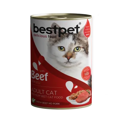 bestpet Beef in Gravy for Adult Cats 400gm