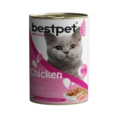 bestpet Chicken in Gravy for Kittens 400gm