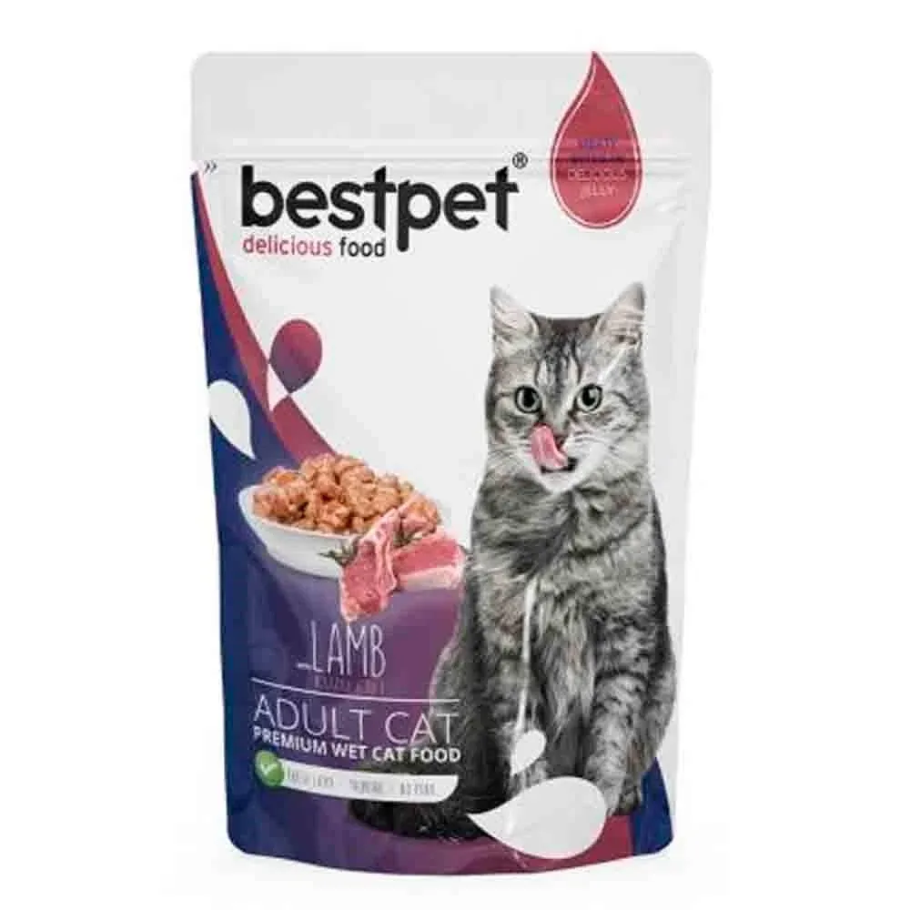 bestpet Lamb in Jelly Pouch 85gm
