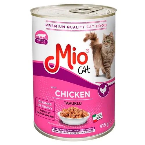Mio Cat Adult Wet Food  with Chicken  Chunks in sauce - 400gm